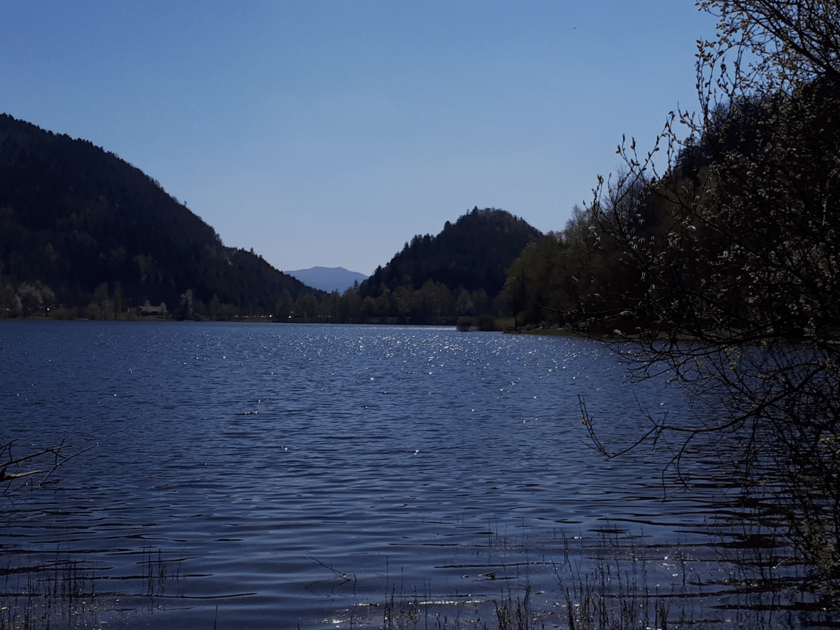 Lac de Kruth Wildenstein dans la parc naturel du Balon des Vosges